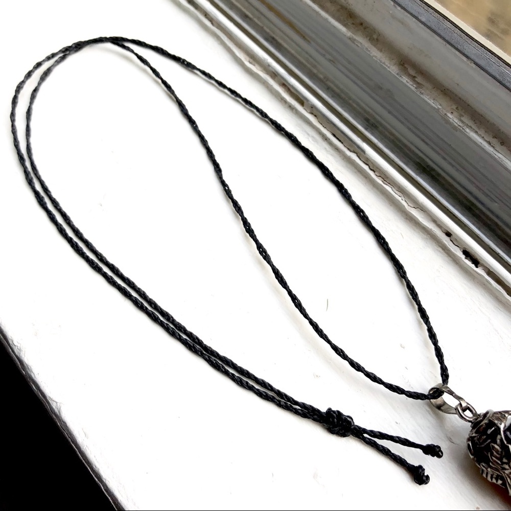 Opalite Crystal Antique Metal Pendant Necklace - Picture 5 of 5